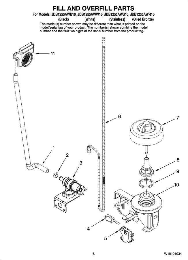 Diagram for JDB1255AWW10