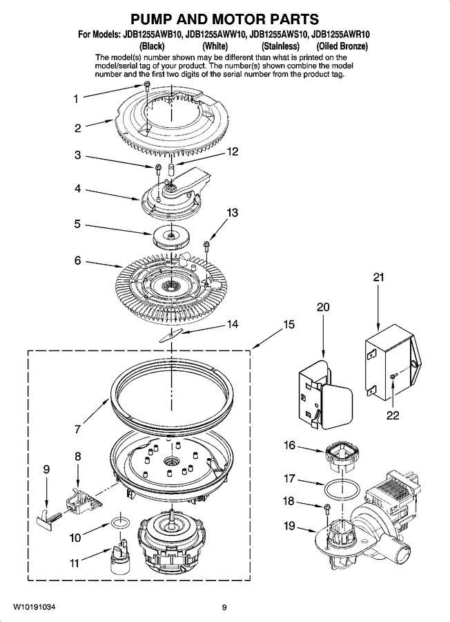 Diagram for JDB1255AWW10