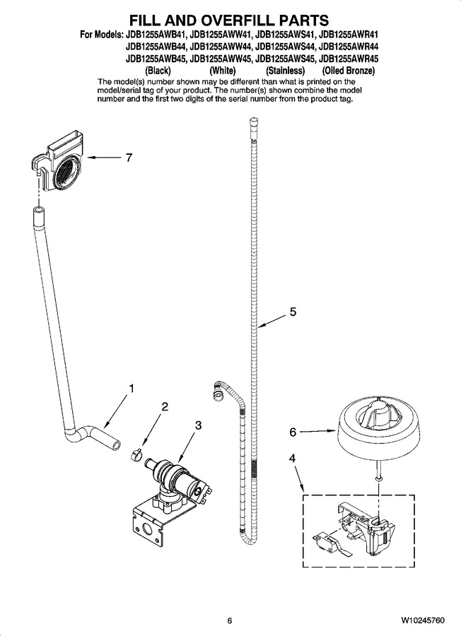 Diagram for JDB1255AWS44