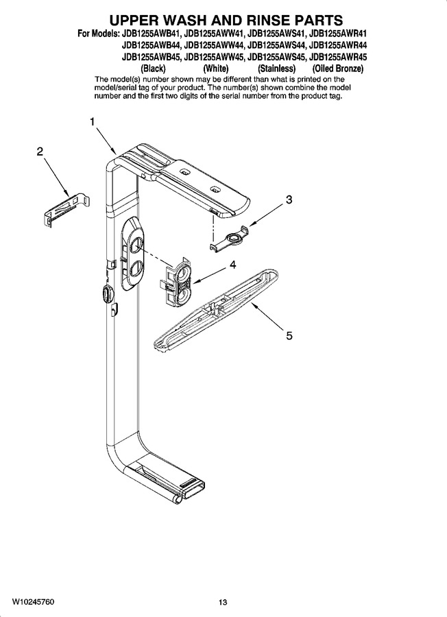 Diagram for JDB1255AWS44
