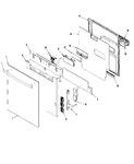 Diagram for 01 - Control Panel & Door