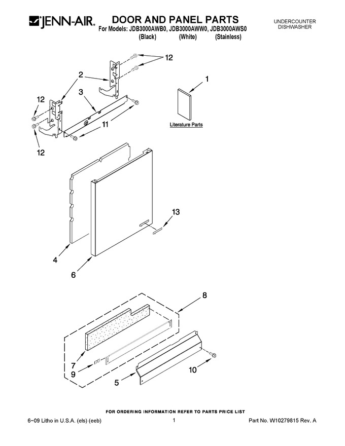 Diagram for JDB3000AWS0