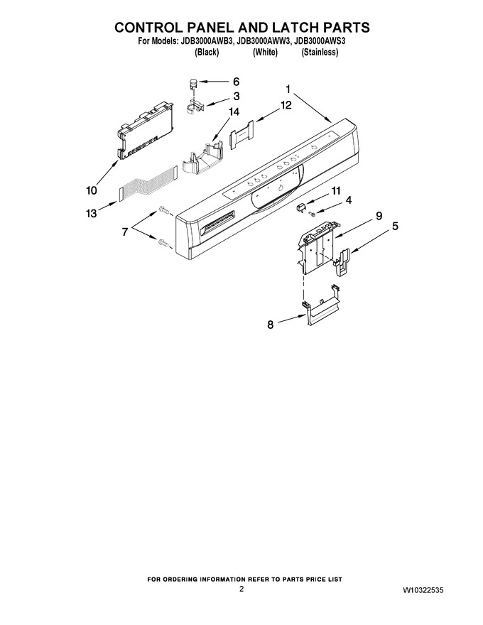 Diagram for JDB3000AWW3