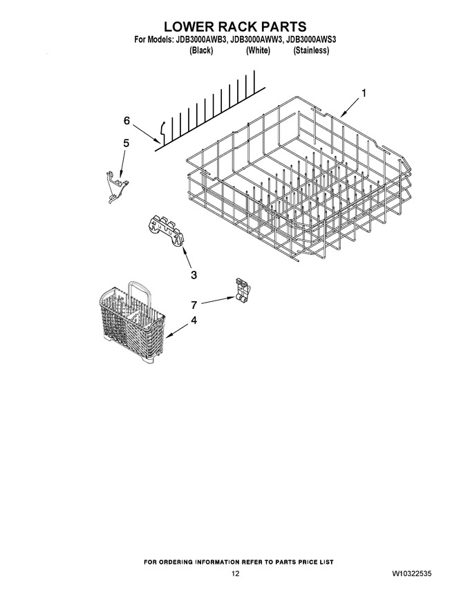 Diagram for JDB3000AWB3