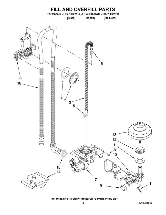 Diagram for JDB3200AWW0