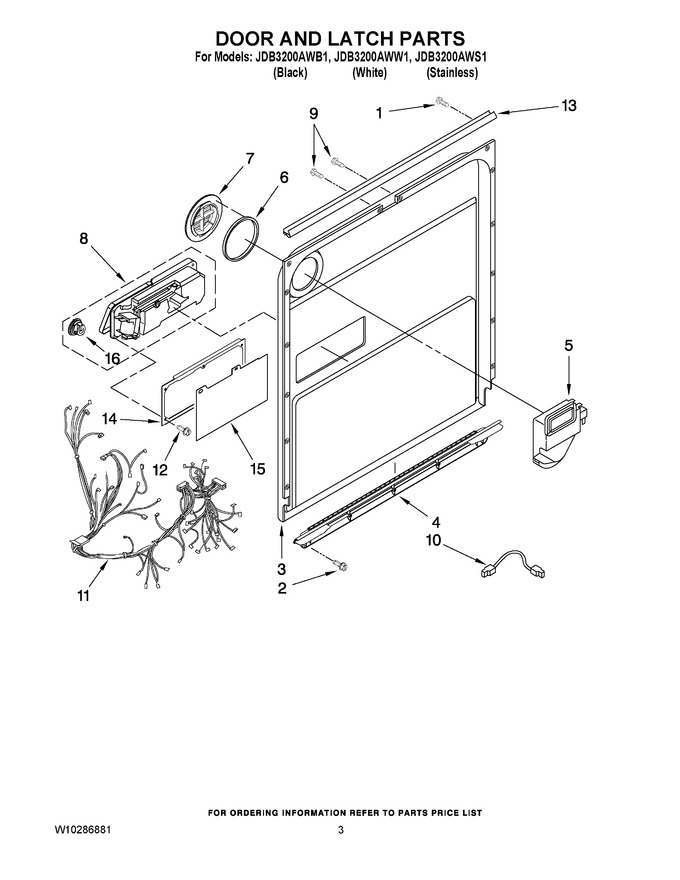 Diagram for JDB3200AWB1