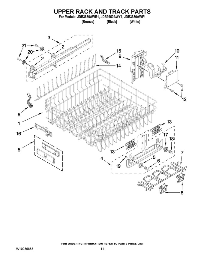 Diagram for JDB3650AWY1