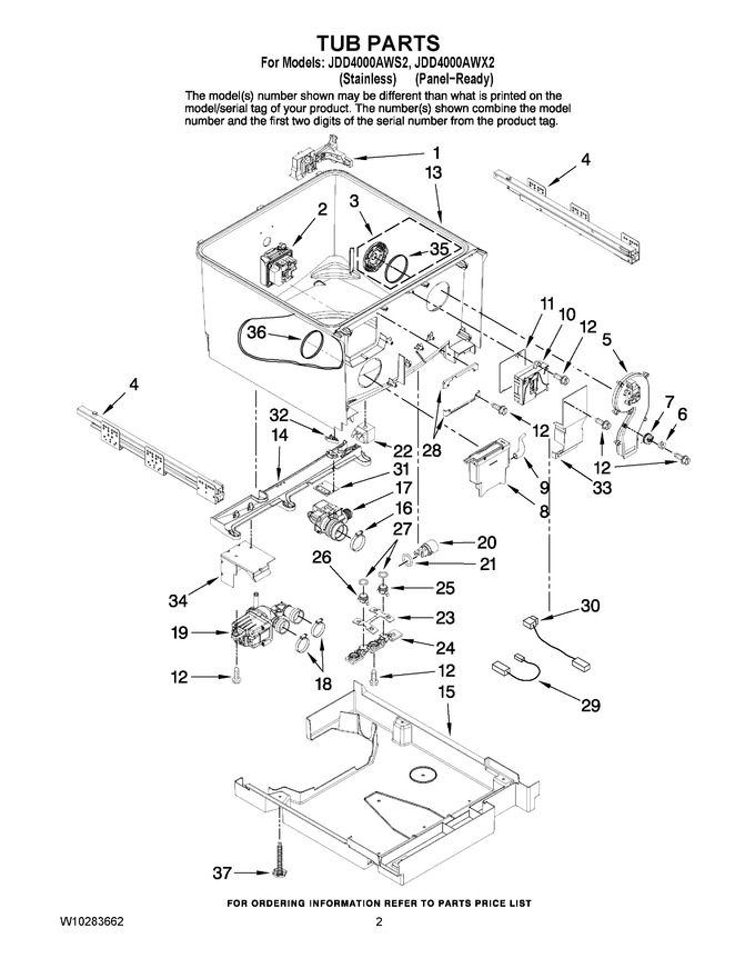 Diagram for JDD4000AWS2