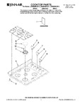 Diagram for 01 - Cooktop Parts