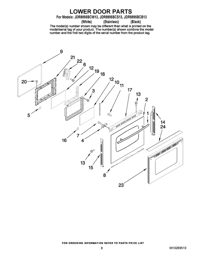 Diagram for JDR8895BCW13