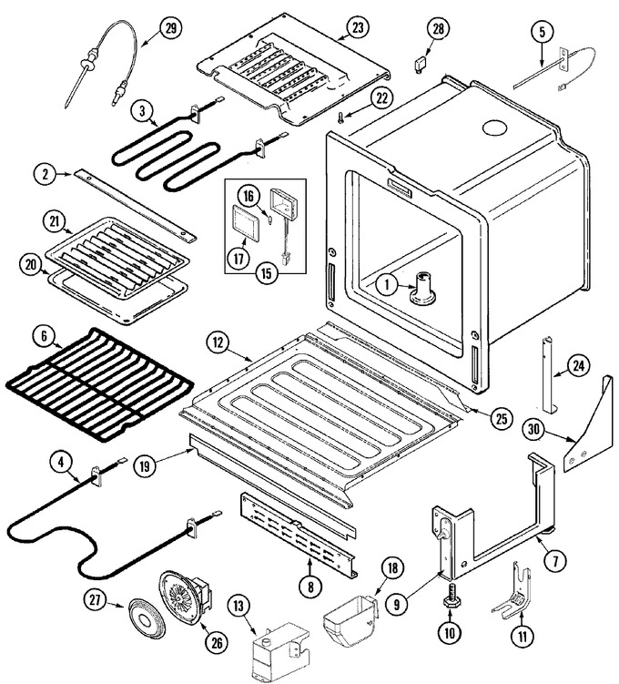 Diagram for JES9860ACW