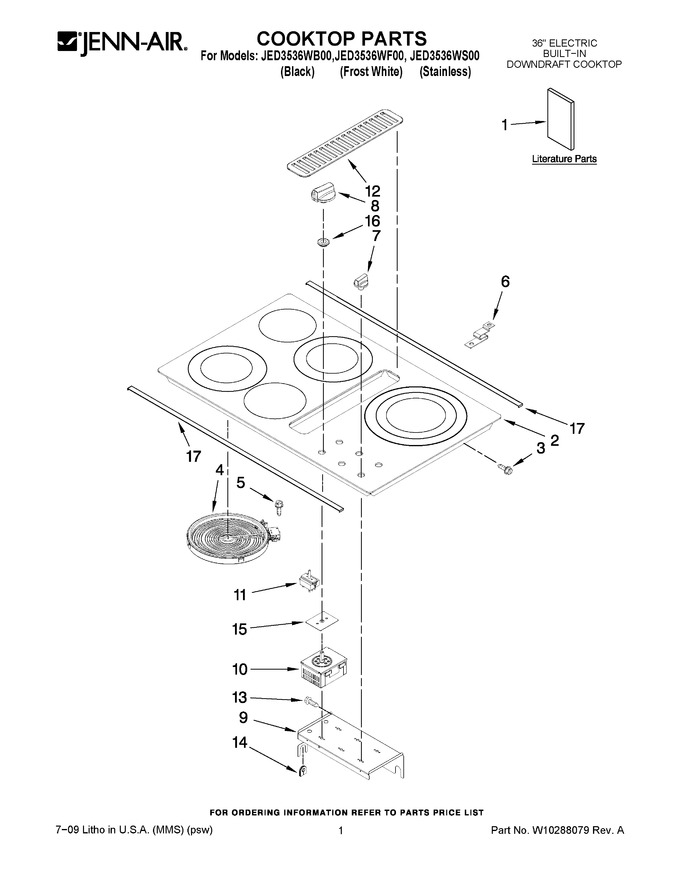 Diagram for JED3536WB00