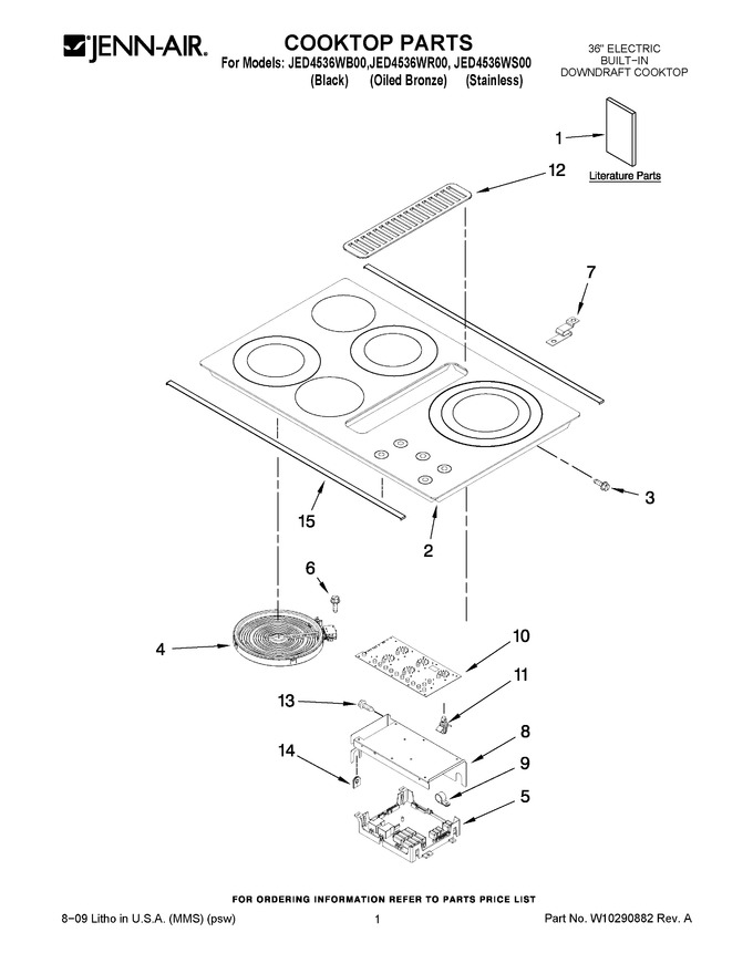 Diagram for JED4536WB00