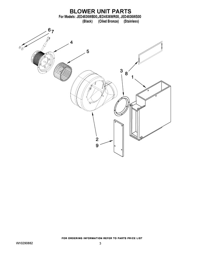 Diagram for JED4536WB00