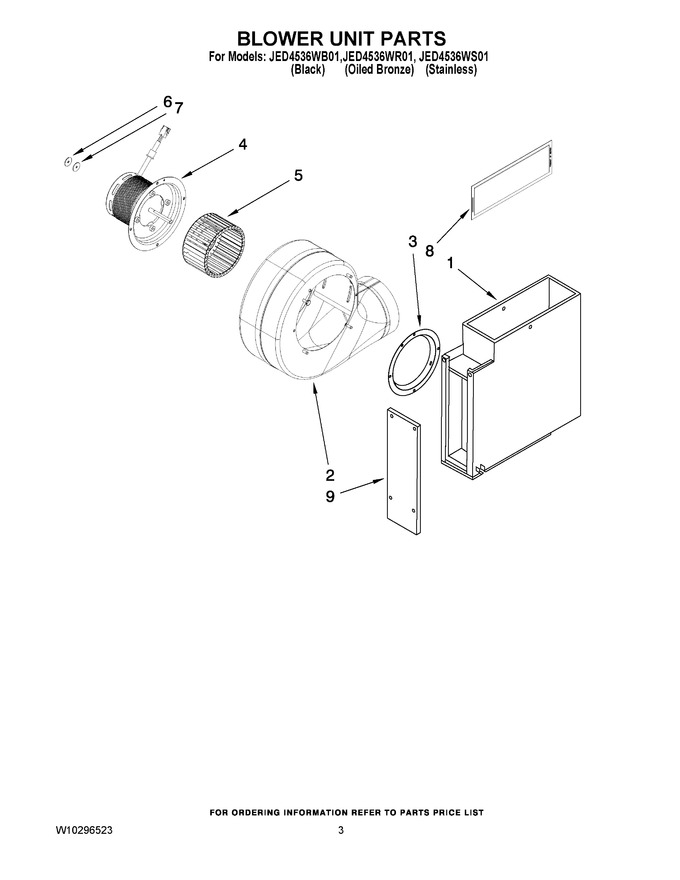 Diagram for JED4536WB01