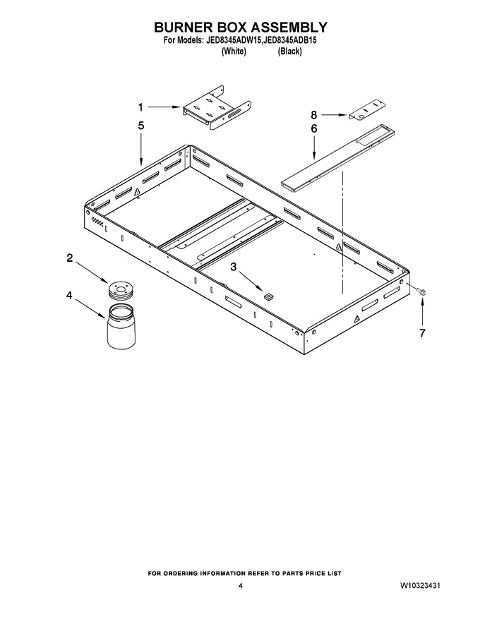 Diagram for JED8345ADW15