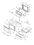Diagram for 03 - Door/drawer (ser Pre 10)