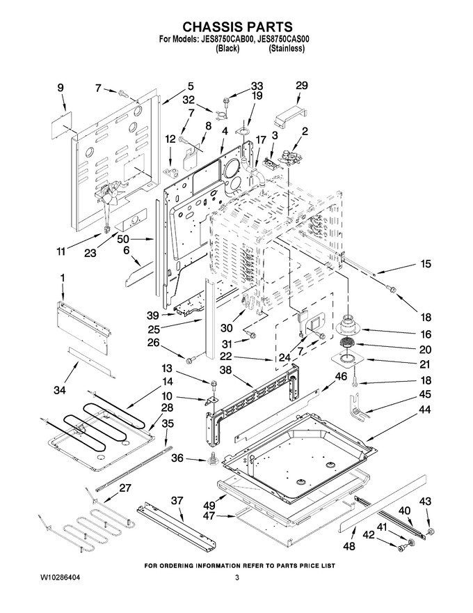 Diagram for JES8750CAB00