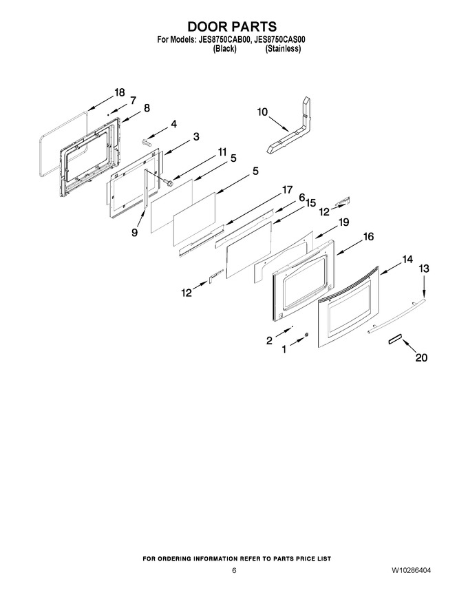 Diagram for JES8750CAB00