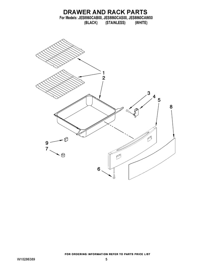 Diagram for JES8860CAS00
