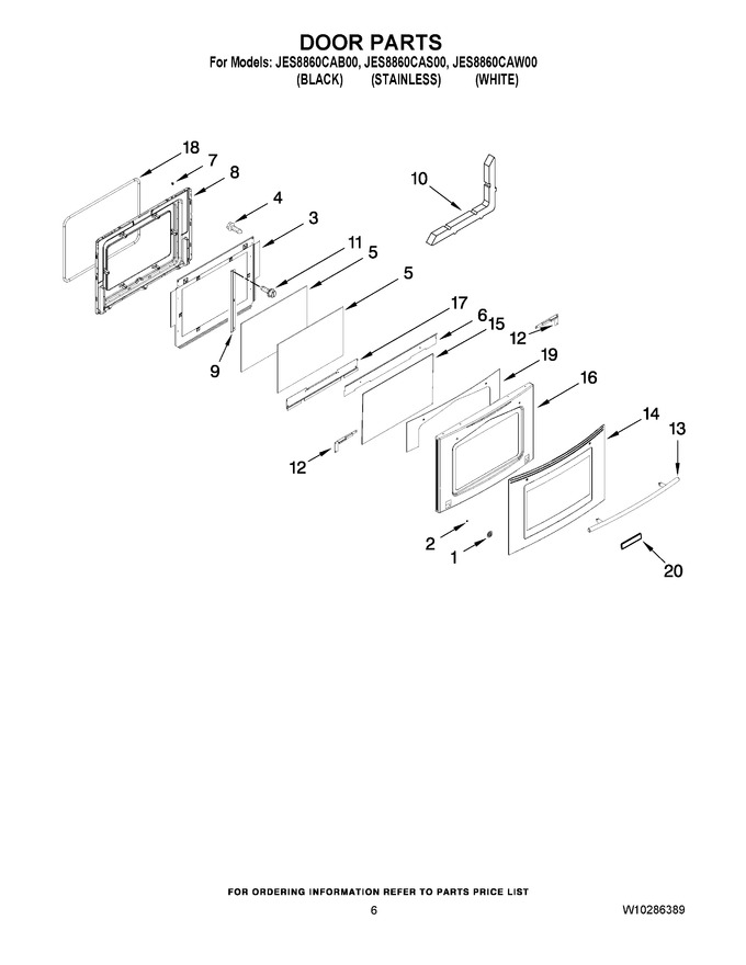 Diagram for JES8860CAB00