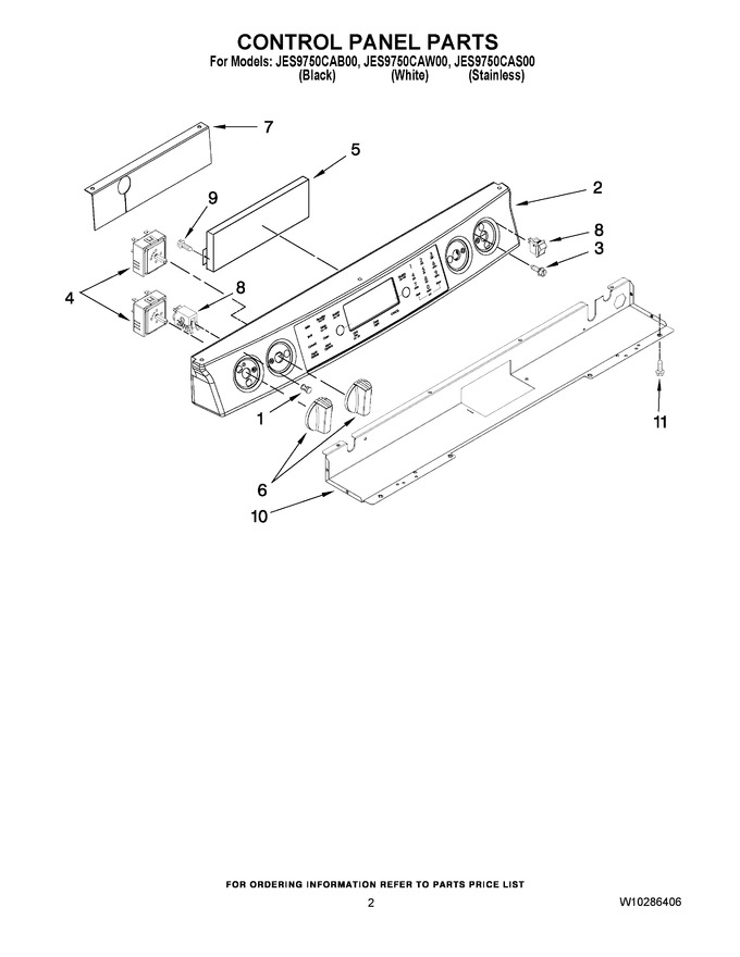 Diagram for JES9750CAW00