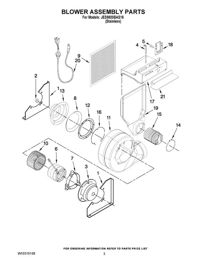 Diagram for JES9800BAS18
