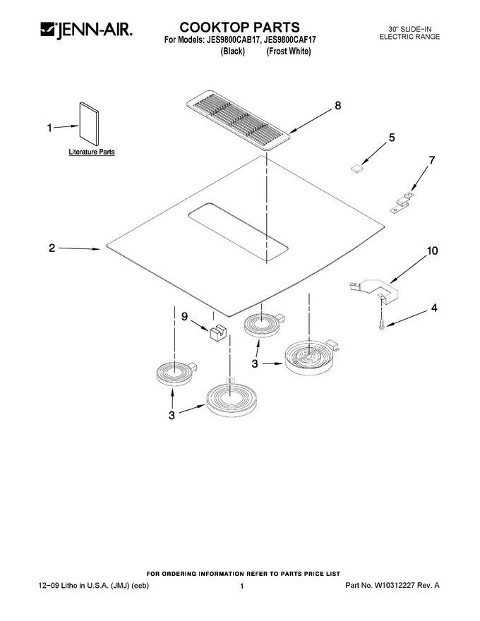 Diagram for JES9800CAF17