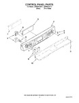 Diagram for 02 - Control Panel Parts