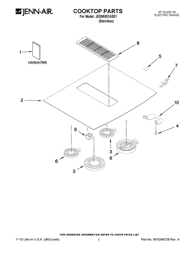 Diagram for JES9800CAS01