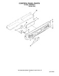 Diagram for 02 - Control Panel Parts