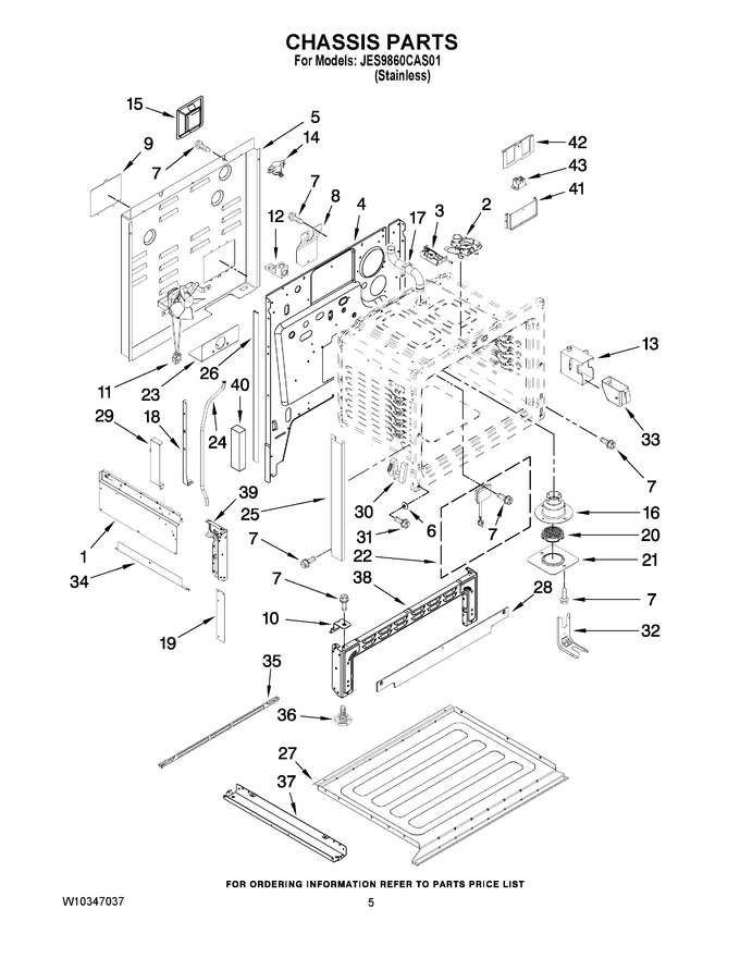 Diagram for JES9860CAS01