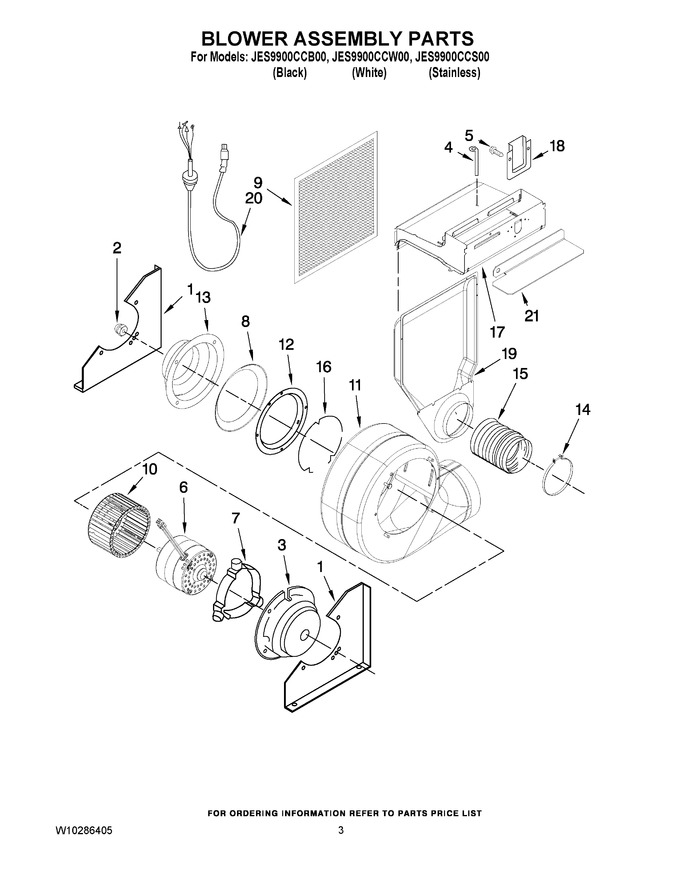 Diagram for JES9900CCW00