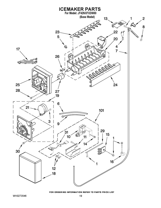 Diagram for JF42NXFXDW00