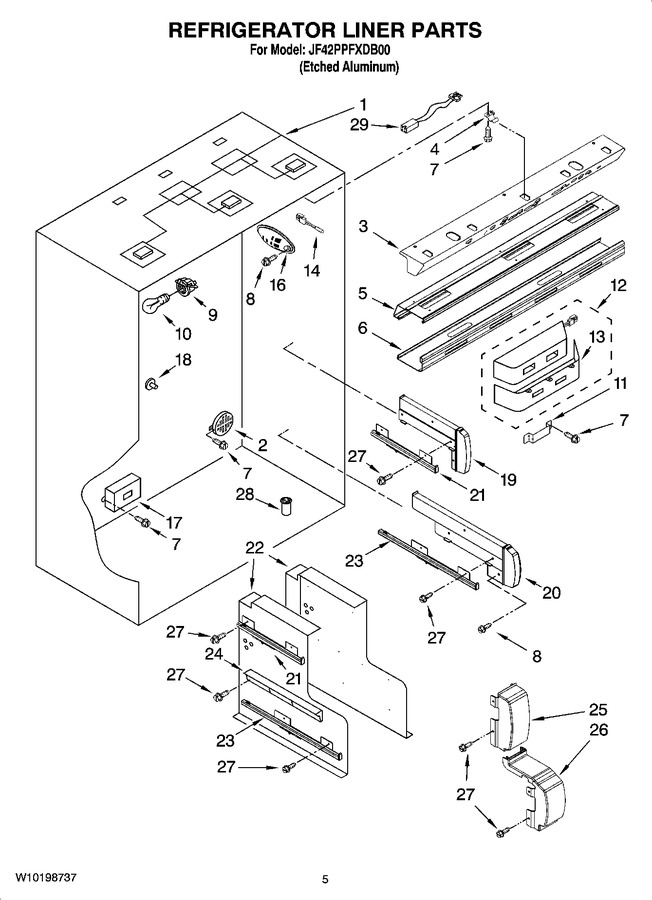 Diagram for JF42PPFXDB00