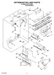 Diagram for 04 - Refrigerator Liner Parts