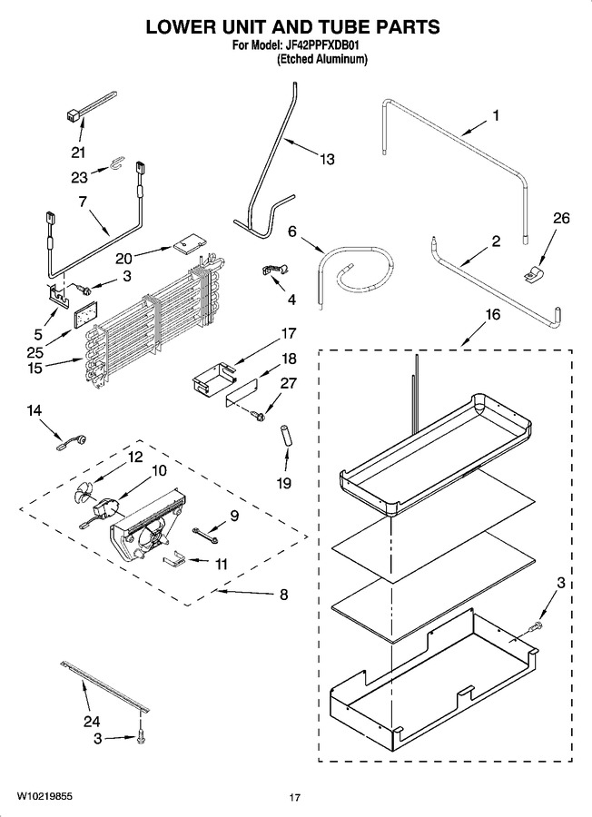 Diagram for JF42PPFXDB01
