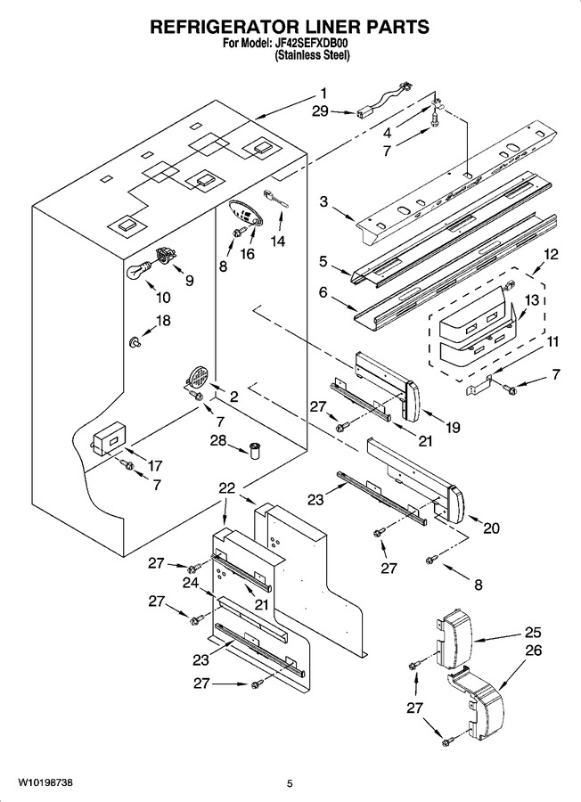 Diagram for JF42SEFXDB00