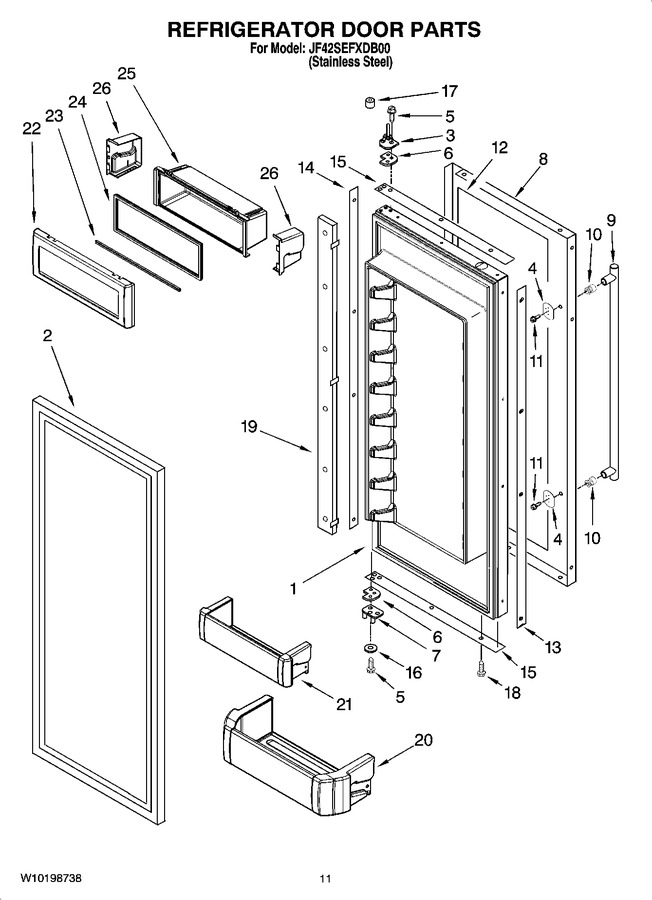 Diagram for JF42SEFXDB00