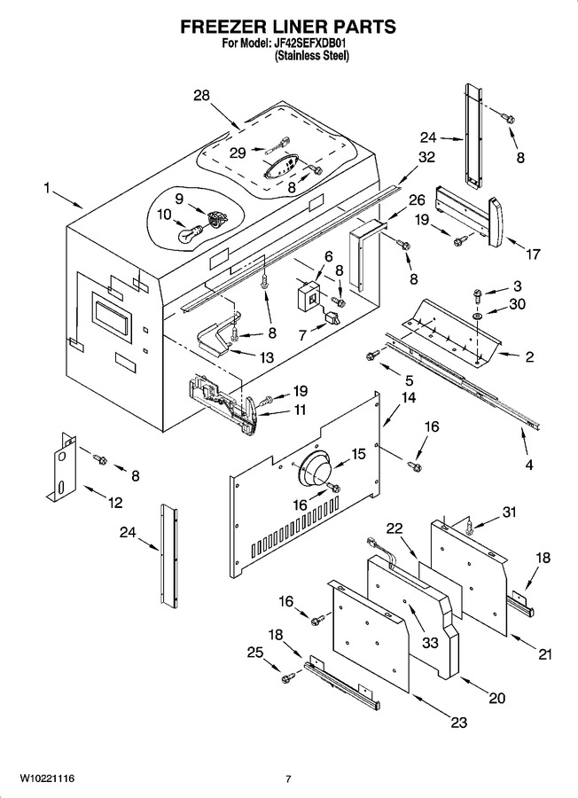 Diagram for JF42SEFXDB01
