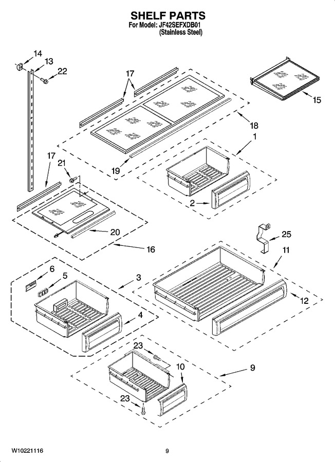 Diagram for JF42SEFXDB01