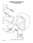 Diagram for 03 - Refrigerator Liner Parts
