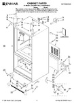 Diagram for 01 - Cabinet Parts