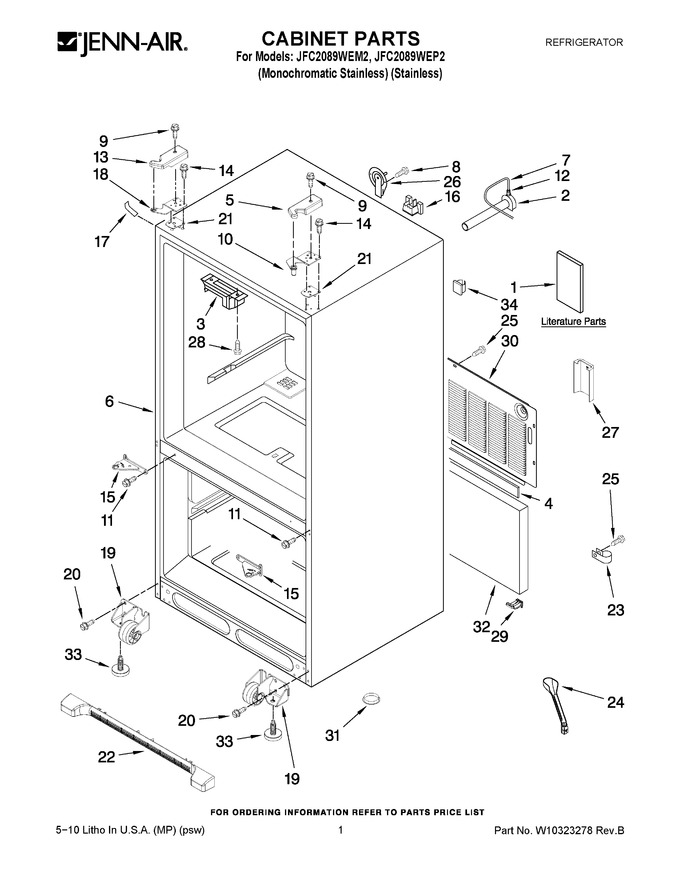 Diagram for JFC2089WEP2