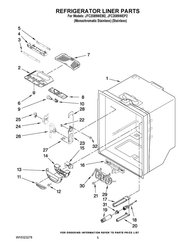 Diagram for JFC2089WEP2