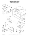 Diagram for 02 - Freezer Liner Parts