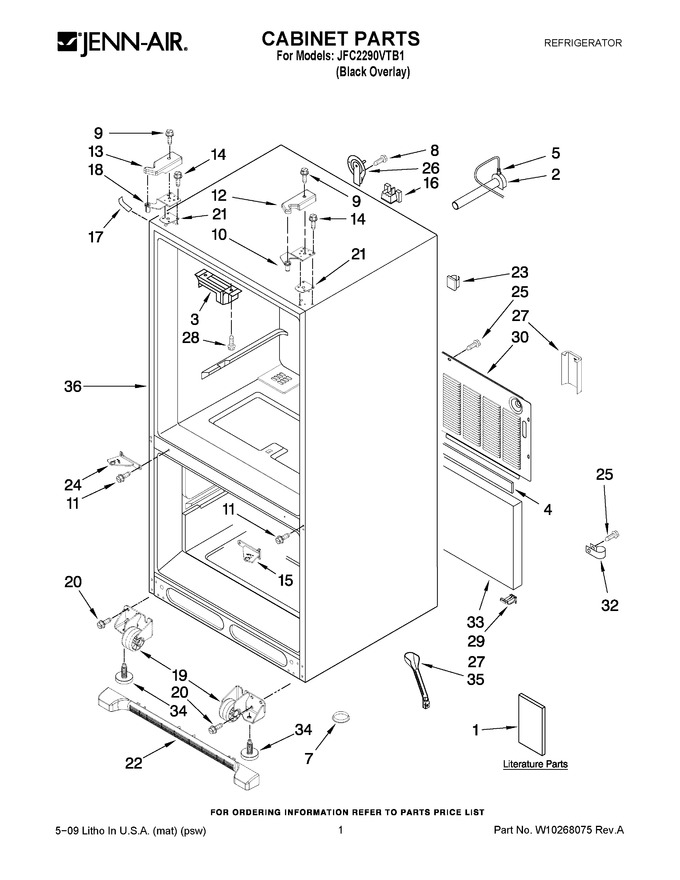 Diagram for JFC2290VTB1