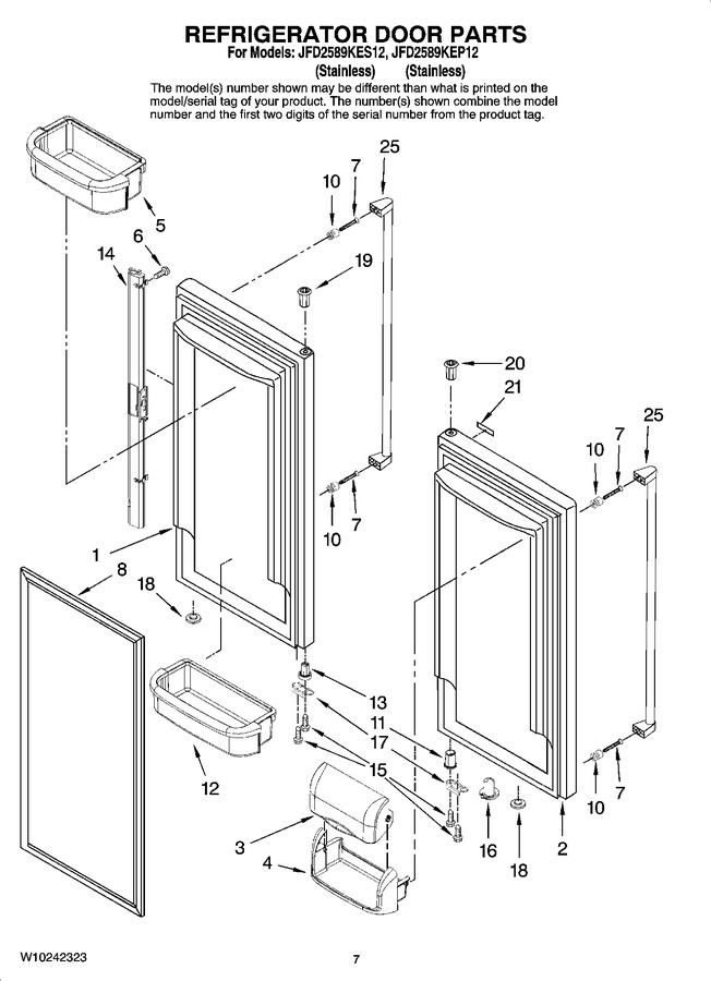 Diagram for JFD2589KES12