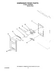 Diagram for 08 - Dispenser Front Parts