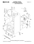 Diagram for 01 - Cabinet Parts